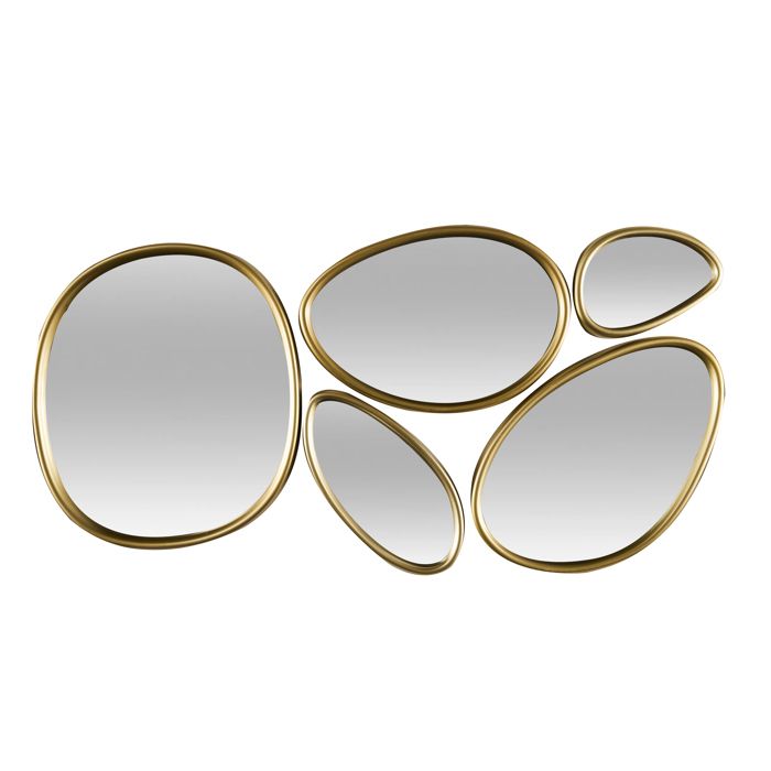 Miroir - HOME DECO FACTORY - Forme Organique - Or