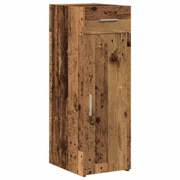 ESTINK® Buffet bas contemporain - Armoire Polyvalent - pour Cuisine/Salon -en vieux bois 30x425x93 cm - en bois dingénierie
