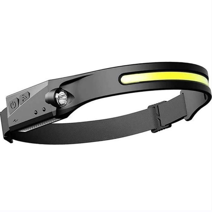 Lampe frontale LED - 210 large faisceau 350LM 6 modes étanche réglable camping/course/randonnée - lampe Étiquette