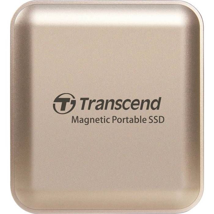 Transcend ESD420 SSD externe portable USB 3.2 Gen 2x2 USB C connecteur champagne - vue 2