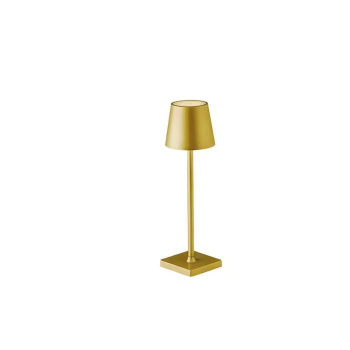 Lampe à poser led 38cm 5w Tactile Métal et ABS Rechargeable USB Intensité Variable Doré