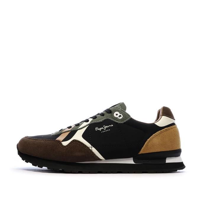 Pepe Jeans Baskets Marrons Homme Pepe jeans Brit Prints