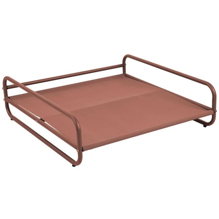 Structure pour fauteuil et pouf de salon jardin modulable terracotta Mixi Oviala Structure pour fauteuil et pouf de salon jardin modulable terracotta Mixi Oviala