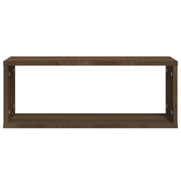 MEUBLE DE SEJOUR Brun - MODE étagères cube murales - 6 pcs - Chêne marron Bois d’ingénierie Nettoyer facile_09_4099