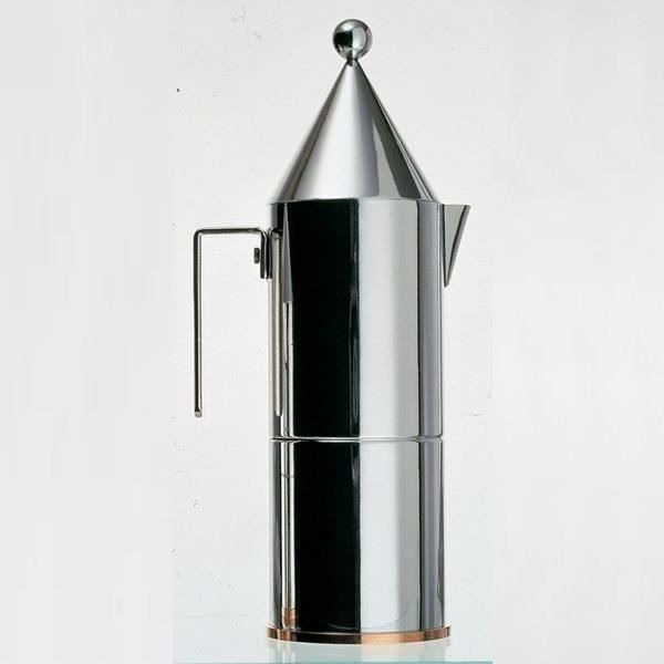 Machine à Expresso - Alessi - La Conica - 6 Tasses - Gris - Espresso