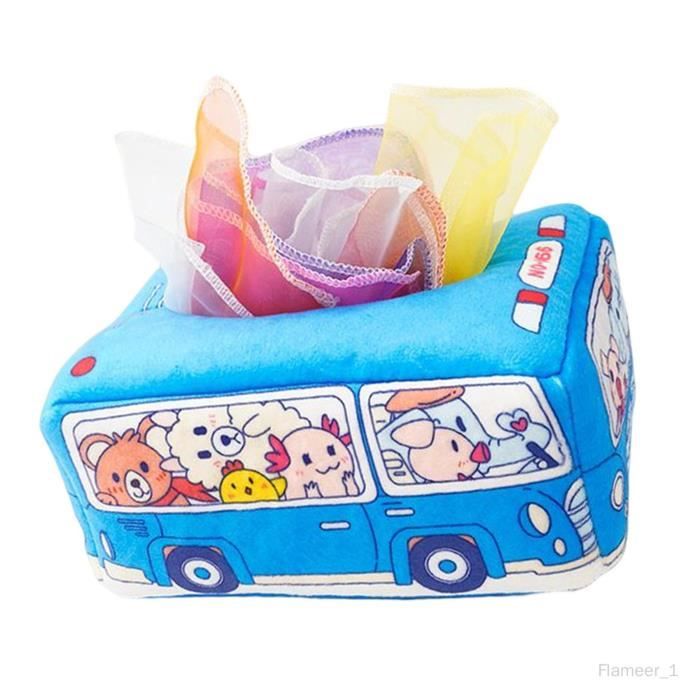 Boîte de mouchoirs froissés sensoriels | Jeu pour les nourrissons et les tout-petits | Jouet de bébés de boîte de tissu magique, jouet d'apprentissage Boîte de mouchoirs froissés sensoriels | Jeu pour les nourrissons et les tout-petits | Jouet de bébés de boîte de tissu magique, jouet d'apprentissage