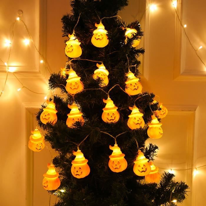 Guirlande D'automne, 40 LED 6M Décoration Guirlandes Lumineuses Avec Télécommande Et 4 Crochets