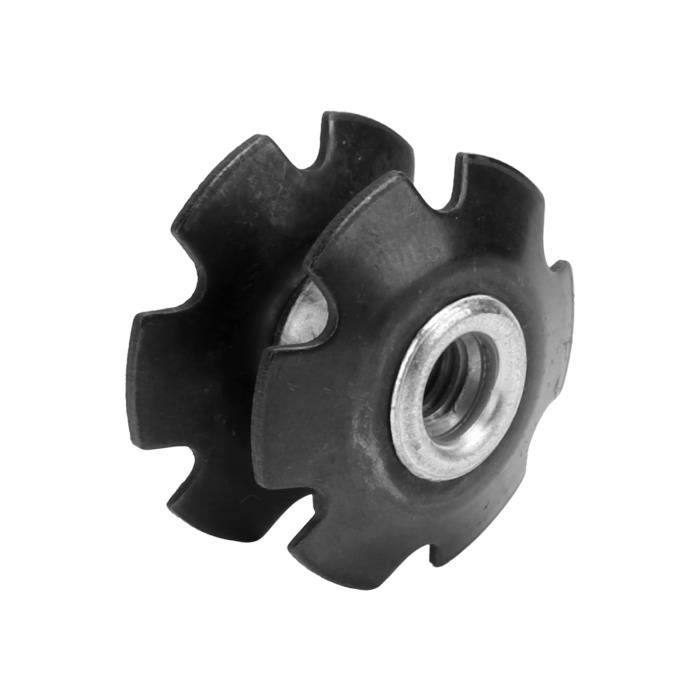 Casque Direction Vélo Kit Casque De Direction Vélo - Écrou étoile Et Capuchon Supérieur Aluminium Pour Fourche 28,6mm Composant Guidon Vélo