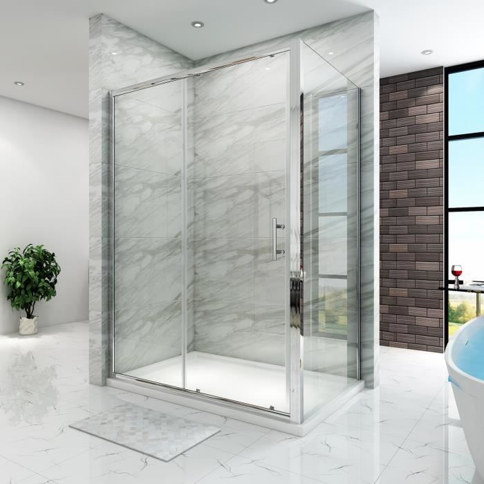 STEIGNER Receveur de Douche Mineral Basic Drain Mural 30 cm 90x90 cm