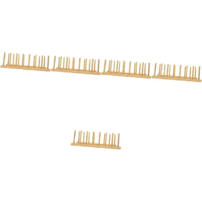 Séchoir à Pâtes En Bois - 10 Supports, Pliable, Pour 2kg De Pâtes