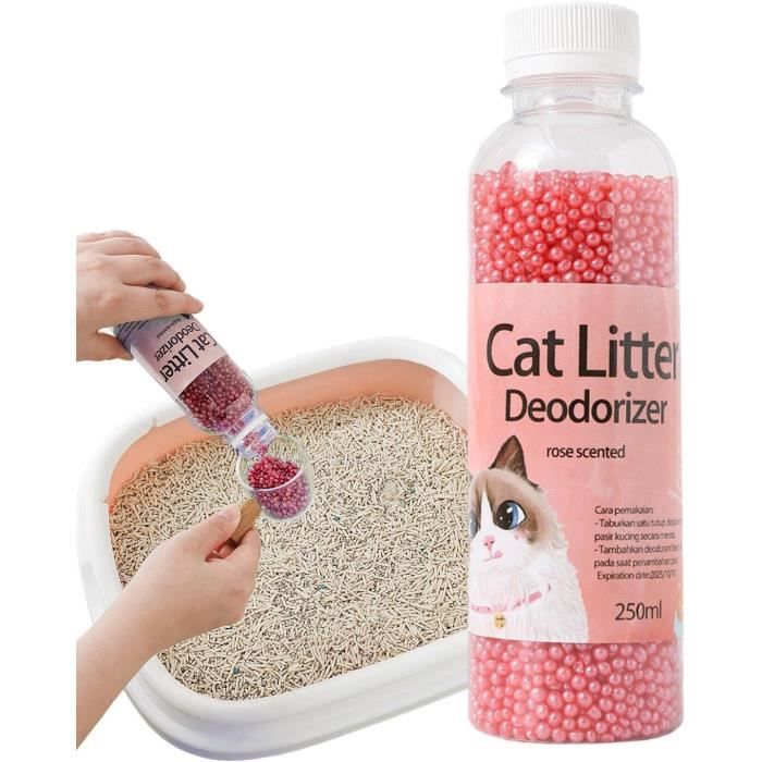 Perles désodorisantes pour Maison,Désodorisant pour bac à litière d'été pour Chat,Fournitures Anti-odeurs avec Parfum Longue durée