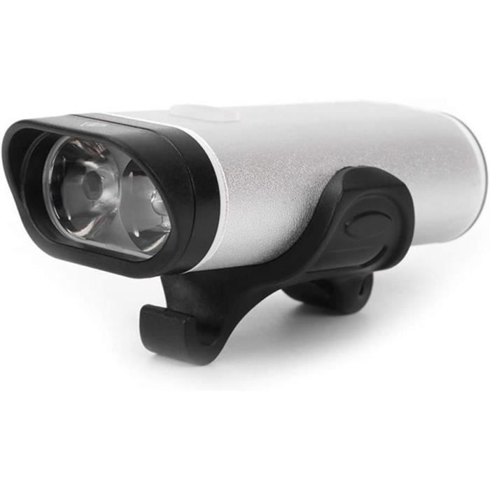 VirtuDrill Lumière Vélo USB Rechargeable - Éclairage Avant + Arrière LED Puissant 3000 Lumens - IPX6 Aluminium