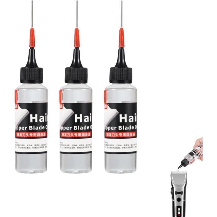 Huile Tondeuse Cheveux, Huile Pour Tondeuse À Cheveux De 60 Ml, Huile Lubrifiante Pour Tête De