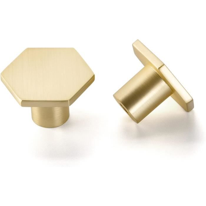 Bouton De Meuble Doré
