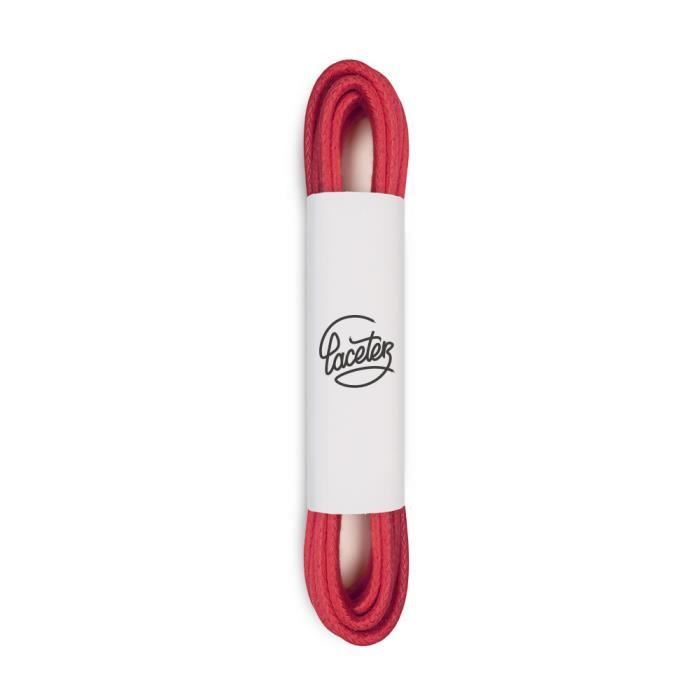 lacet chaussure rouge
