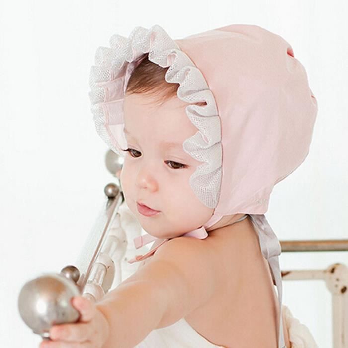 Le Plus Recent Bebe Fille Chapeau Pour Bebe Belle Princesse Dentelle Casquette D Ete Rose Ru079 Cdiscount Pret A Porter