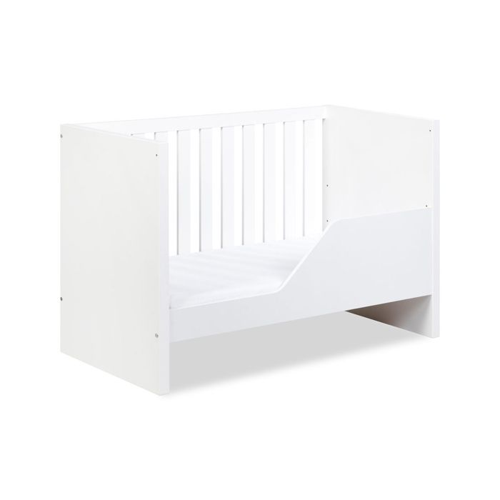 Lit Bebe Camelia 60x1 Blanc Cdiscount Puericulture Eveil Bebe
