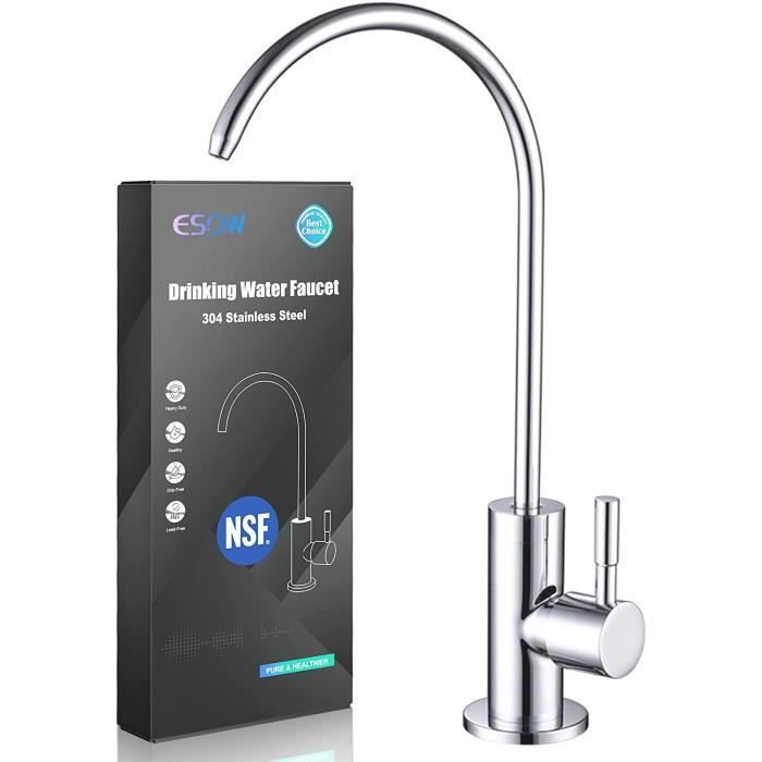 DMOZMSY Robinet Osmoseur Eau Froide Unique Rabattable Robinet Eau Filtre 1 Voie Pour Système De Filtration De L'eau