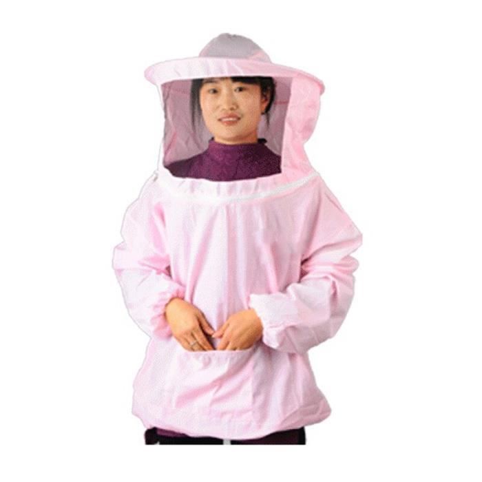 Combinaison Apiculteur Pro Avec Gants & Voile - Protection Anti-Piqûres - Taille XL Café