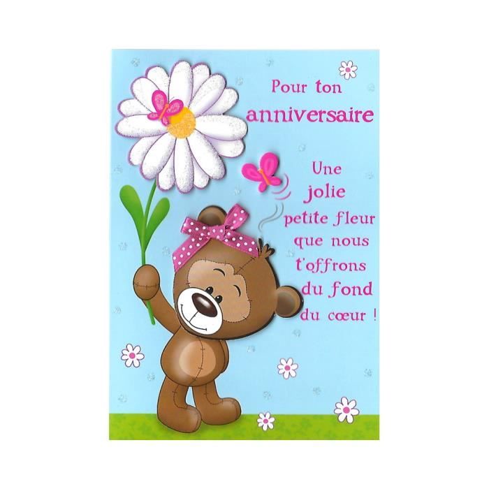 Cartes De Voeux Papeterie Maison Et Jardin Fetes Occasions Speciales Fait A La Main Personnalise Joyeux Anniversaire Nounours Paillettes Petit Fils Carte 1 2 3 4 5