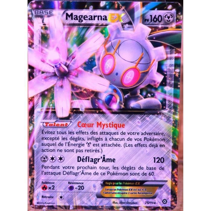 Carte Pokemon 75 114 Magearna Ex 160 Pv Xy Offensive Vapeur Neuf Fr Cdiscount Jeux Jouets