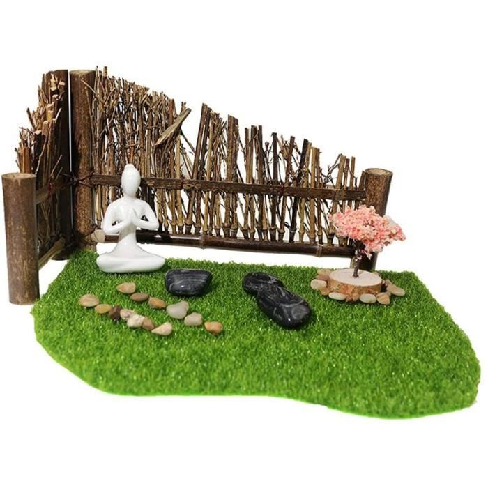 Statues Miniatures Souris En Bateau Pour Jardin Féérique - Lot De 3 - Résine Peinte à La Main - Décoration Terrarium, Jardin - 11