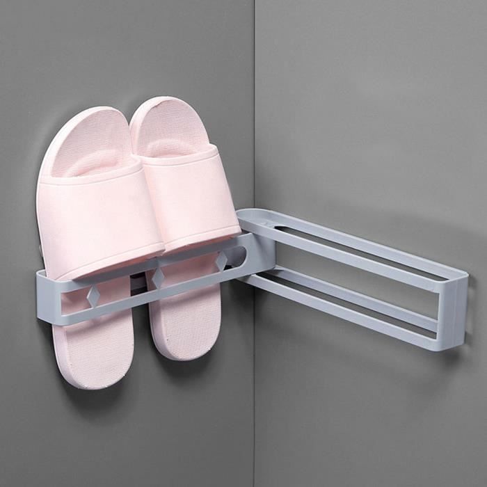 Support Mural Bois Pour Chaussures De Ski - 2 Paires - Pour Garage, Cave - Revêtement Caoutchouc