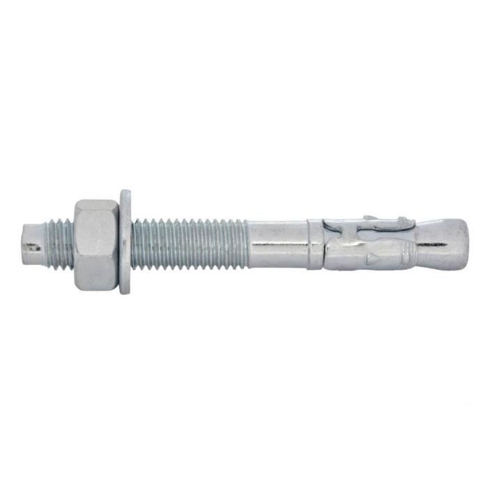 24 Boulons De Toit M6x45 Avec écrous Carrés – Zingué Brillant, Onestopdiy
