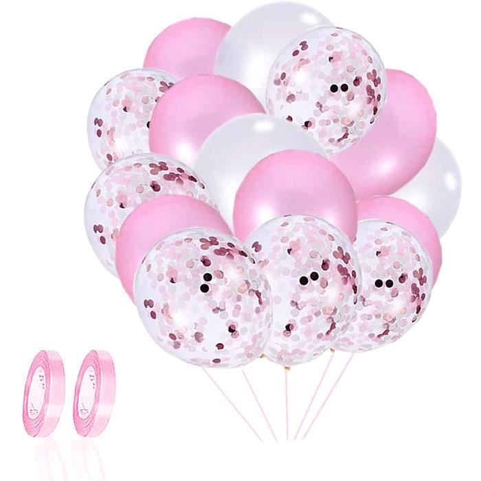 Ballons anniversaire, ballon marriage, ballon helium, 60 pièces ballons  fête ballon pour décorations , mariage, anniversaire,[752] - Cdiscount  Maison