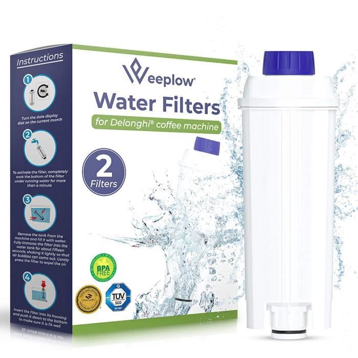 De'Longhi : des filtres à eau compatibles avec toutes les