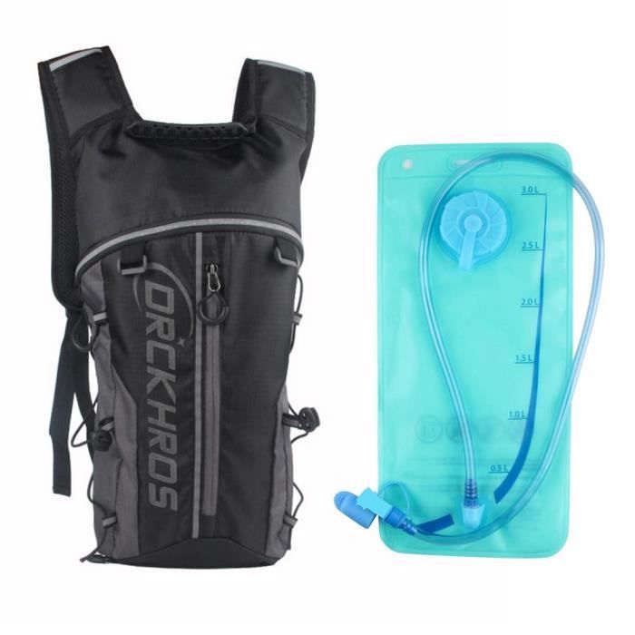 Sport,Sac à dos d'hydratation pour cyclisme,3l,unisexe,avec poche  d'eau,pour la course à pied - Type A