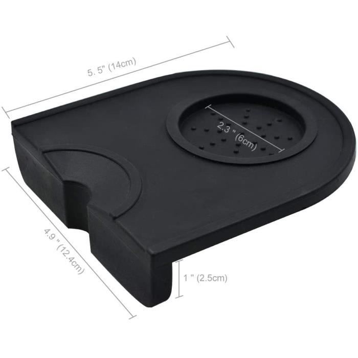 Antidérapant Tapis Tapis De Tassage Café KYONANO - Silicone Anti-dérapant 15x32cm - Accessoire Barista Pro Tamper Café