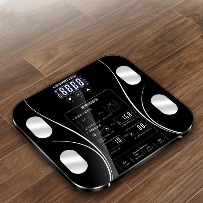 Analyseur De Graisse Corporelle Portable – Mesure IMC & Calories – Écran LCD