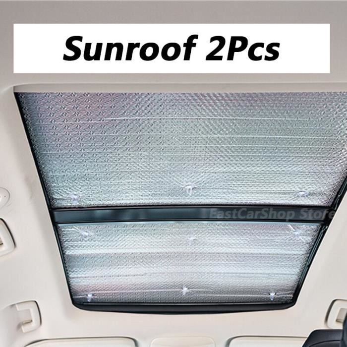 Toit ouvrant 2pcs - Pare-soleil Pour Fenêtre Avant Et Arrière, En Aluminium, Pour Volkswagen Vw Tiguan Mk2 20