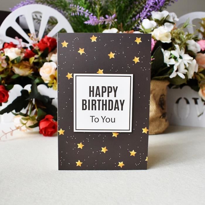 Correspondance Carte D Anniversaire 3d Cartes Pop Up Pour Fille Enfants Gateau D Anniversaire Cartes Postales De Voeux Type Black Cdiscount Beaux Arts Et Loisirs Creatifs