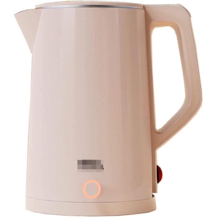 Chaudière Et Chauffage À Eau Chaude À Thé Électrique 1,8 L En Acier Inoxydable Double Mur1500W
