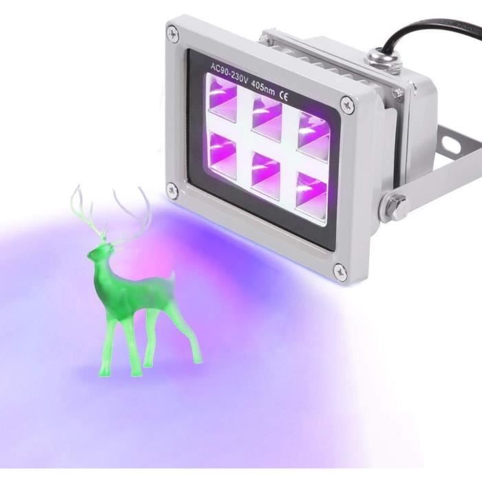 Lumière LED UV, Lampe UV Portable à Polymérisation, 1000W