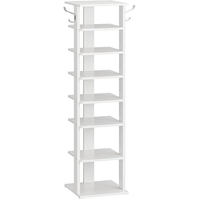 kiss me Petite étagère à chaussures pliable et portable en plastique pour couloir, entrée (5 couches, 1 colonne, café au lait kiss me Petite étagère à chaussures pliable et portable en plastique pour couloir, entrée (5 couches, 1 colonne, café au lait