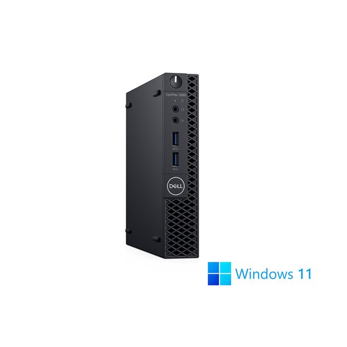 Ordinateur de bureau - Pack Dell OptiPlex 3060 Micro - 8Go - 256 Go SSD - W11 + 24  -  reconditionné disponible sur Cdiscount Seconde Vie