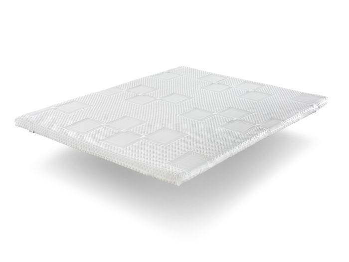 Surmatelas - BASTILLE - 120x200 cm - Épaisseur 5 cm - Mousse HR - Déhoussable