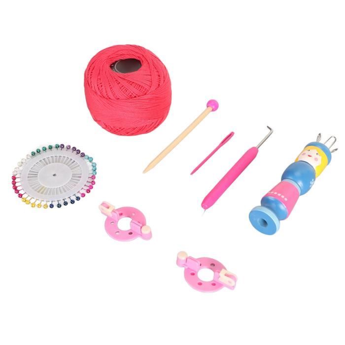 Aiguilles à Tricoter Câble En Spirale Métal - Lot De 9 Avec Boîte De Rangement - Pour Pulls, écharpes...