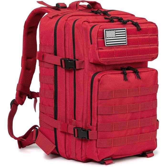 Sac Banane Tactique Militaire YAKMOO - Nylon Imperméable, Dimensions 32x15x13 Cm, Système MOLLE, Grande Capacité - 12