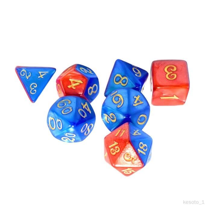 Conjunto 12 Peças Dados De Poliédrico De Multi-Face D4 / D6 / D8 / D10 / D12 / D20 / D24 / D30