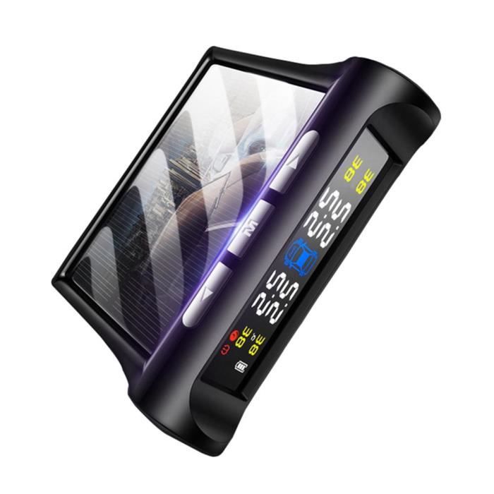GOTOTOP Capteur TPMS externe Système de surveillance de la pression des pneus externe de capteur TPMS de voiture dénergie solaire