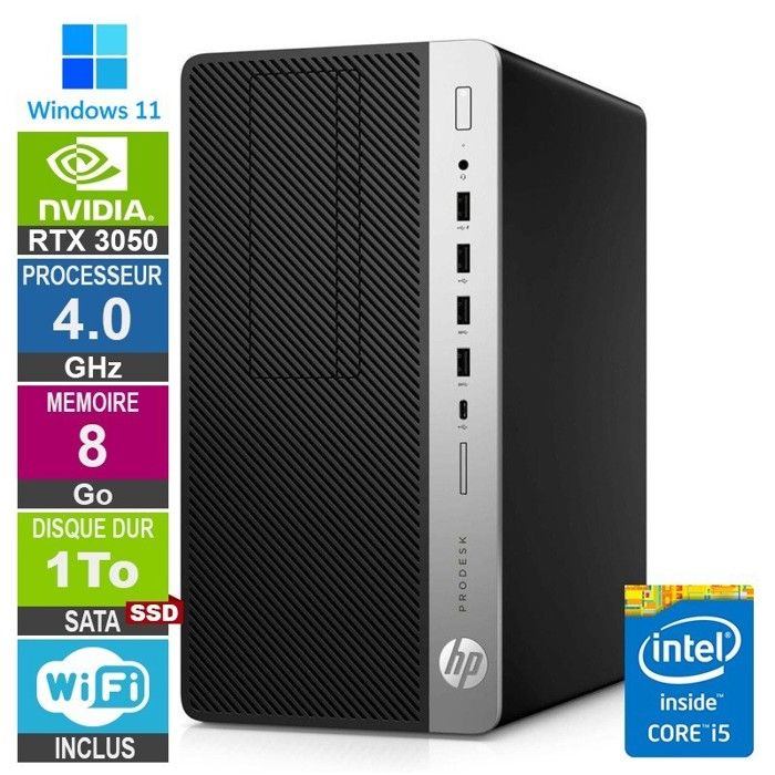 HP PC Gamer LPG 600G5 i5 84008GoRTX 3050 - vue 2