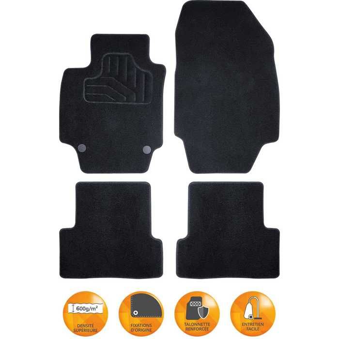 Tapis de baignoire pour citroen c1 Peugeot 108 Toyota Aygo 2005-2014
