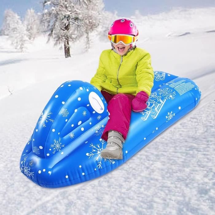 Tube de neige, luge gonflable pour enfants et adultes, jouet de neige avec  Poignées pour activité extérieure - 120*68*50cm - Cdiscount Sport