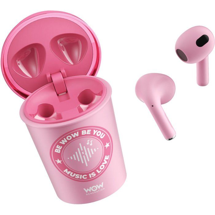 Ecouteurs sans fil - KIDS LICENSING - WOW GENERATION - Rose - Dès 5 ans