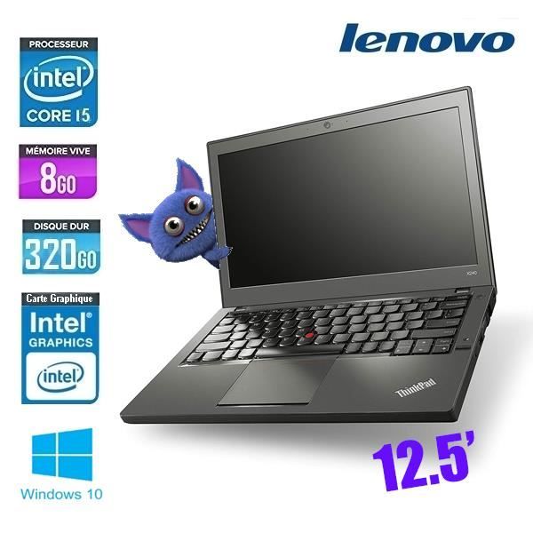 Top achat PC Portable LENOVO THINKPAD X240 CORE I5 pas cher