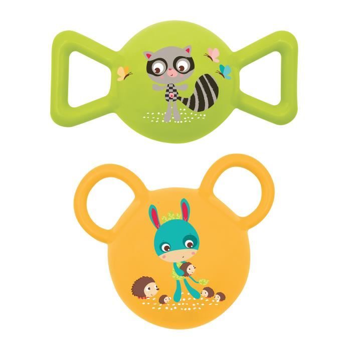 Anneau De Dentition Et Hochet Bébé - 2 Pièces En Silicone, Textures Variées, Pour Apaiser Les Gencives De 0 à 12 Mois - 6